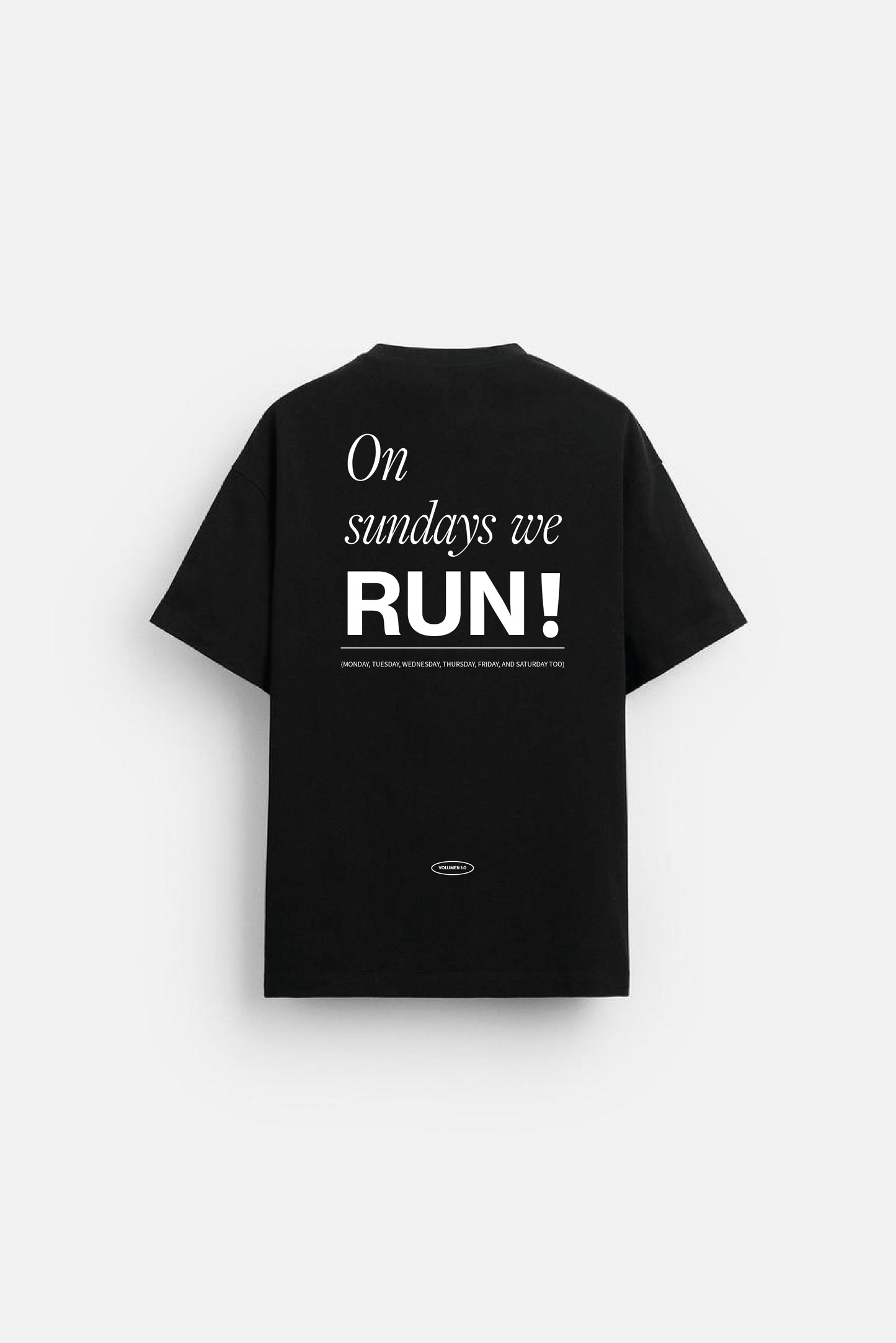 ON SUNDAYS WE RUN TSHIRT.